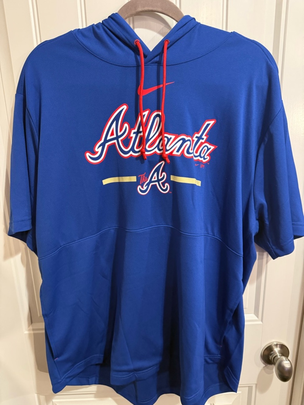 Nike Atlanta Braves Blue Hoodie
